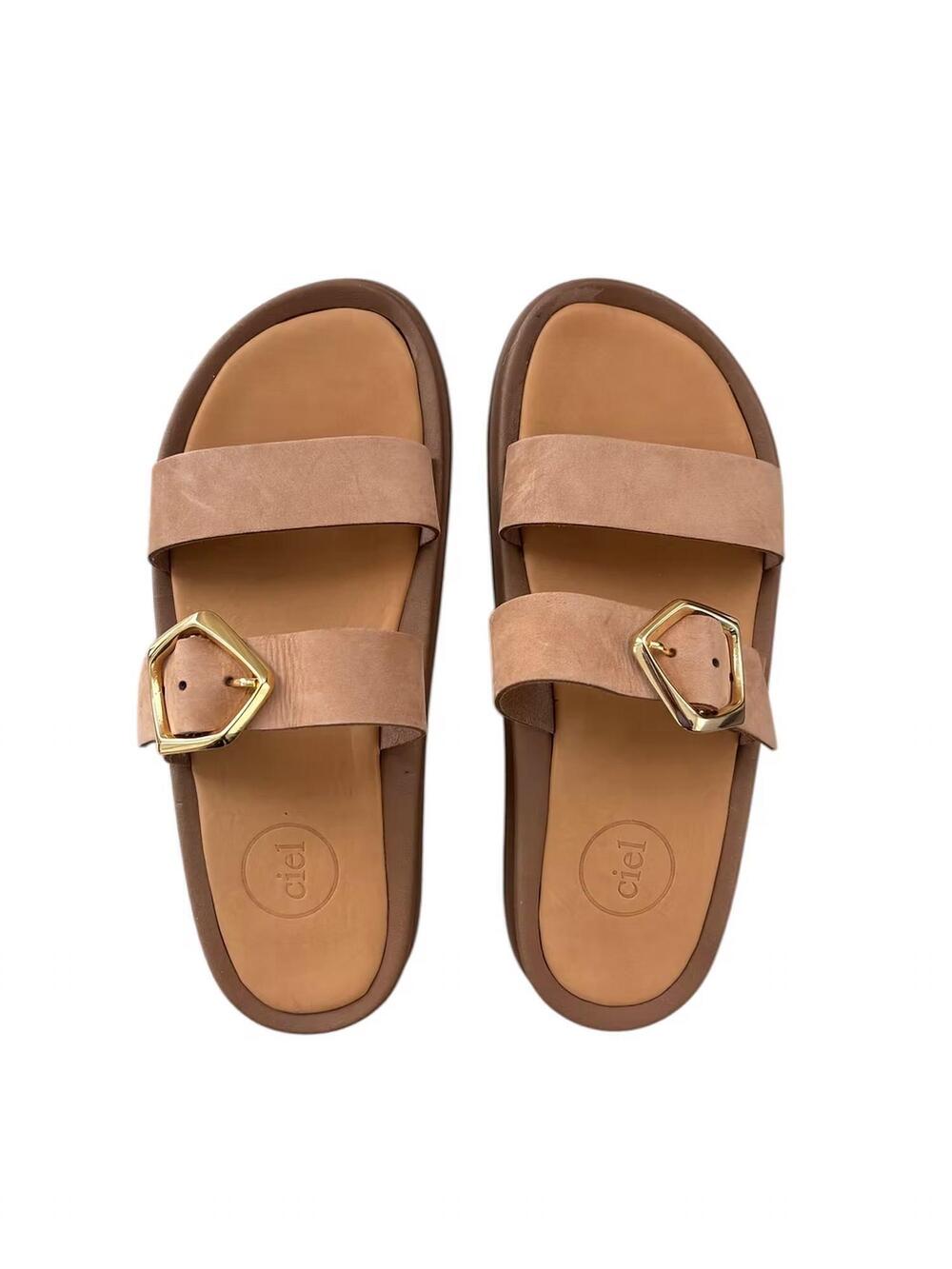 NEW CIEL women's largo nubuck sandal in tan